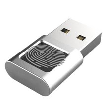 PC지문인식기 미니 USB 지문 판독기 모듈 장치 생체 인식 스캐너 노트북 보안 키, 1pcs