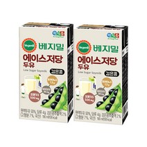 베지밀 천천히 흡수되는 당 에이스 두유 32팩, 190ml
