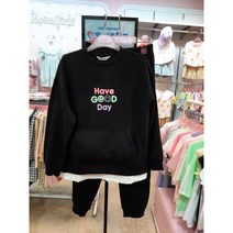 로엠걸즈 레인보우 맨투맨+ 조거팬츠 세트 RGSM2283C/이천NC