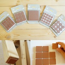 DMATO 디마토 EVA FELT 가구 소음방지패드 주방 식탁 의자 책상 침대 마루 침대 세탁기 긁힘방지 소음 방지 의자발커버 층간 바닥보호 범퍼 패드 쿠션 의자발캡, 선택02-EVA가구패드-사각소형