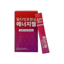 얼티밋포텐셜 에너지젤 아르기닌 타우린 카페인 축구 싸이클 스포츠 보충제 젤스틱형 (25g /20포)