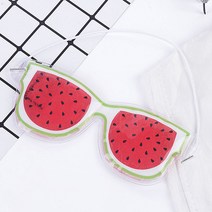 젤리수박 냉온찜질 아이스 안대 1p 온열안대 눈찜질 눈안대