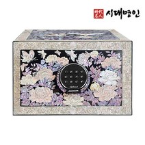 [시대명인] 나전칠기 자개장식 가정용 스마트 미니 금고