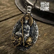 보현보살 문수보살 나무아미타불 개업고사상 부처상 불상 불교용품 Dizang King pendant men Puxian Manjus, 한개옵션0