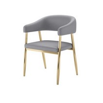 가정용 안락한 수납형 휴게실 빵집 등쿠션 쿠션 업소용의자 카페 붙박이 쇼파 의자 까페 북유럽, 그레이 골드 오일 싱글 체어, 공식 표준 분배