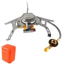 미니가스버너 미니 가정용 캠핑용 가스버너 휴대용 야외 캠핑 스토브 점화 접이식 스테인레스 스틸 미니 버, 01 As show