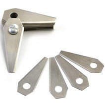 18pcs 49191mm 로봇 모어 교체 블레이드 bosch indego 용 방청 내구성 모어 커터 설치가 용이함, 찢어진 조각