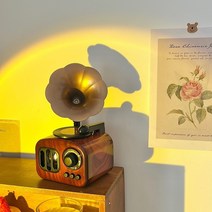 축음기 오르골 레트로 스피커 모양 인테리어 침실 장식 소품 미니 오르골, 복고풍 축음기 오르골