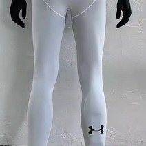 언더아머 남성용 UA HG ARMOUR LG 롱타이즈 쫄쫄이 운동복 레깅스+ 패션마스크