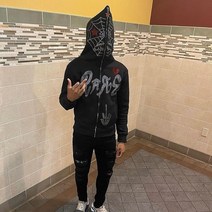 빈티지후드집업 y2k full zip up hoodie men 가을 패션센스 스트리트