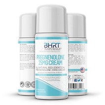 BHRT 프레그네놀론 크림 보충제 25mg 약사 공식화 90일분 미국산 천연 생체 동일 Pregnenolone 면역 체계 기분 기억력 지원 호르몬 전구체 스킨케어 바디케어