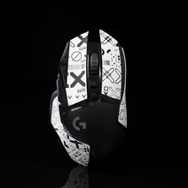 Topsky 마우스 스티커 Btl 땀 흡수 스티커 Logitech G502 영웅 Se 펑크 마우스 미끄럼 방지 스티커 유선 무선, 화이트, 하나