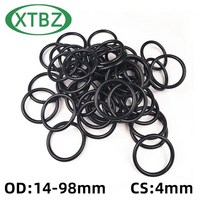고무오링 패킹 실리콘 오링 고무링 O-링 CS 4mm OD14-98mm NBR 고무 오일 씰 자동차 가스켓, 45 68mm x 4mm 5pcs_01 4 mm