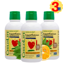 시트르산마그네슘 함유 통잠시럽 차일드라이프 액상 칼슘 마그네슘, 3병, 473ml