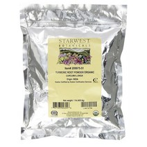 Starwest Botanicals 강황 생강 뿌리 분말 커큐민 파우더 1파운드 450g, 1팩