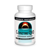 Source Natural Coenzyme Q10 항산화제 서포트 심장 뇌 면역력 및 간 보조용 30mg - 캔디 60개 208267, 60 Tablets