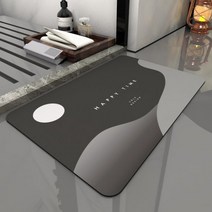 나노 레벨 규조토 카페트 매트 러그 물 흡수 빠른 건조 패드 화장실 문 바닥 미끄럼 방지 욕실 발 소프트, Style A-3_40CMx60CM