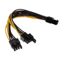 STK pci-e 8 핀 / 듀얼 8 핀 / pcie 8 핀 -2x (6   2 핀) 그래픽 비디오 전원 케이블, 1개