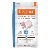인스팅트 어덜트 LID 칠면조고기 독 키블 사료, 칠면조, 10kg, 1개