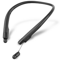 데시벨 넥밴드 블루투스 이어폰, 블랙, BCS-700 PRO