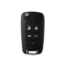 원격시동 스마트키 복사 경보기 차키 순정 버튼 자동차 Chevrolet Cruze 용 키 케이스 Epica Lova 카마로, 04 5 Buttons_03 O Logo