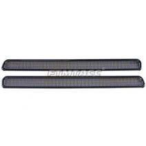 Bmw 3 5 6 용 2pcs 스테인레스 실버 블랙 ac 히트 플로어 에어 컨디셔너 덕트 벤트 아울렛 그릴 커버, 5 시리즈용 블랙