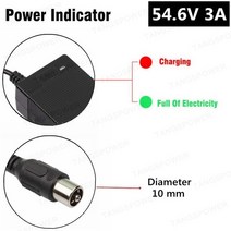 TANGSPOWER 67.2V 2A 리튬 배터리 충전기 전자 자전거 16S 60V 리튬 이온 배터리 팩 수레 전기 자전거 충전기 팬, 미국, RCA