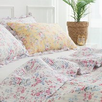 로즈빌 슈마켓 줄누비 스프레드이불 단품 블루Q사이즈 담요 차렵이불 이불세트 스프레드 패드 침구 okyko1108*12681927vM, 본상품선택