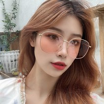 남자 여자 오버사이즈 복고 뉴트로 보잉 금장 핑크 틴트 패션 선글라스