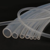 유압호스 고압 1미터 식품 등급 실리콘 튜브 2 ~ 21mm 투명 호스 유연한 고무 내열성 식수 파이프, 01 100cm_36 7 x 9mm