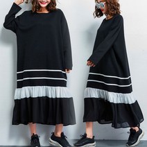 두줄배색플리츠원피스 배색원피스 미시원피스