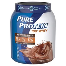 Pure Protein Powder Whey 퓨어 프로틴 고단백 저당분 웨이 파우더 리치 초콜릿 753g