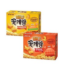 꽃게랑 미니 스낵 오리지널맛 40g x 5p + 치즈버거맛 40g x 5p, 2세트
