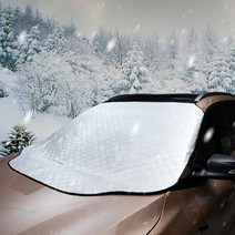 메이튼 자동차 성에방지커버 자석 앞유리 덮개 햇빛가리개, 중형(186cm * 117cm)