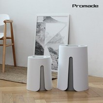 프로메이드 압축휴지통 10L, 압축휴지통10L-그레이