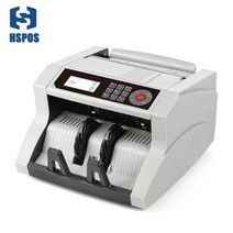 현금 상품권 돈세는 기계 데스크탑 멀티 통화 LCD 디스플레이 자동 지폐 카운터 UV MG 탐지기 HS-148, 01 WHITE_01 미국