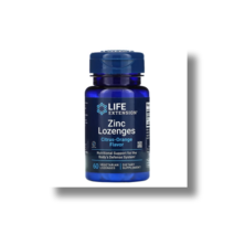 Life Extension 아연 사탕 정제 아연(징크옥사이드 글루코네이트) 18.75mg 베지 사탕 정제 60정, 1개