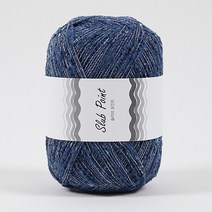 [앵콜스] 슬라브포인트 코튼실 슬라브사 의류 가방실 모자뜨기, 817 진데님블루(낱개)