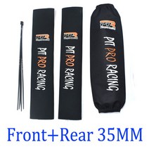 할리데이비슨악세사리 할리데이비슨악세사리지갑체인 핏 프로 레이싱 앞 포크 프로텍터 리어 쇼크 업소버 가드 랩 커버 crf atv 먼지 구덩이 자전거 오토바이 스쿠터, 앞뒤 35cm