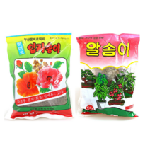 닭똥거름 혼합 유박 비료 알송이 퇴비, 입자송이200gx 2개, 1개