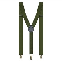 흘러내림방지 멜빵끈 서스펜더 카키 작업복 무거운바지