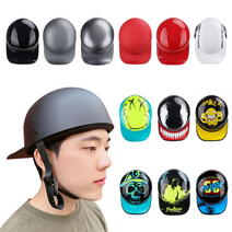 사이즈 미스 제로 스냅백 헬멧 오토바이 전동 킥보드 자전거 풀페이스 가벼운 반모 하이바, 그레이유광