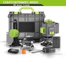 AKRUA 그린레이저레벨기 자동레이저레벨기 레이져수평기레벨기 녹색레이저레벨기 레이져수평기 레이저레벨 레이져 수평기 레벨기 레이저레벨기 수평기 수평자 수평계, A, 12선