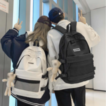 남녀공용 베이직 데일리 백팩 대학생 고등학생 중학생 새학기 가방