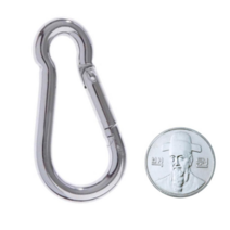 캠핑 텐트 설치 카라비너 중형 6mm 12개 타프 연결