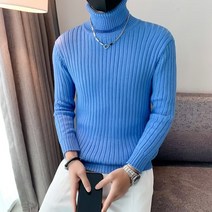 남자목폴라코디 겨울 가을 트렌드 슬림 솔리드 무지 꽈배기 이너니트 H329 P55 4993645903