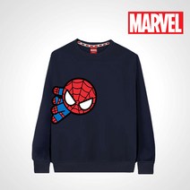 마블정품 히어로 아동 특양면 맨투맨 키즈 스파이더맨 (9호-17호)