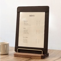 우드 POP 꽂이 안내판 텍스 메뉴판 테이블 광고판 A5, 상세페이지 참조