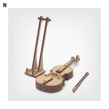 마이즈 MU-02 만들기 미니어처 피규어 Cello 첼로 목공예 장난감 조립 DIY, 미니어처 첼로 (Cello) MU-02