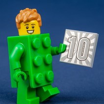 레고 미니피규어 시리즈 71027 20시리즈, 71027-13-그린블럭 알바